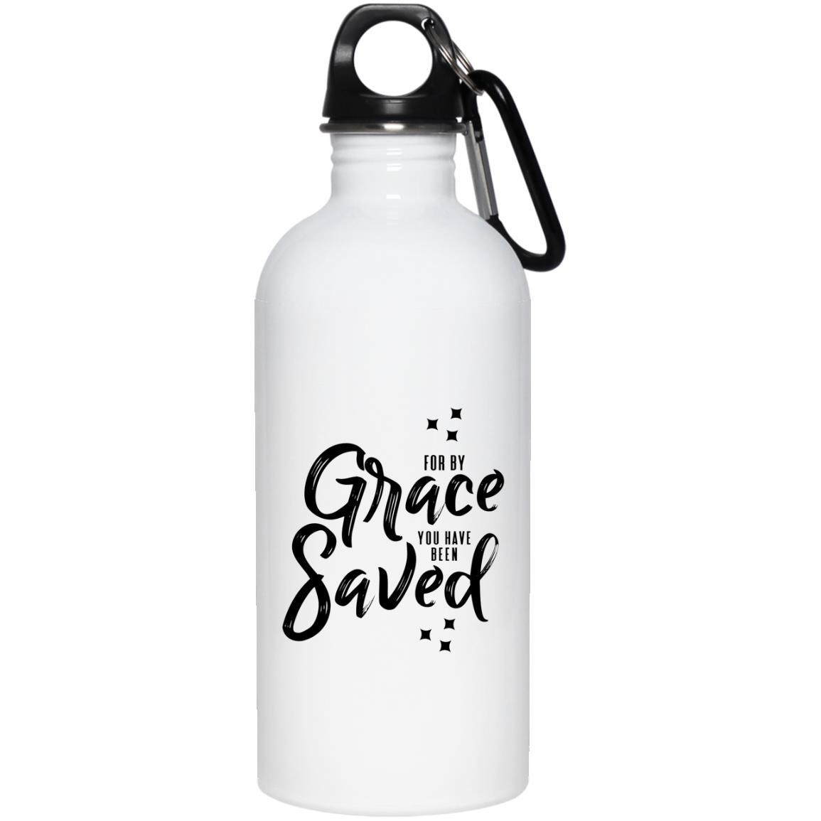 For by Grace (20oz Steel Water Bottle) - SDG Clothing