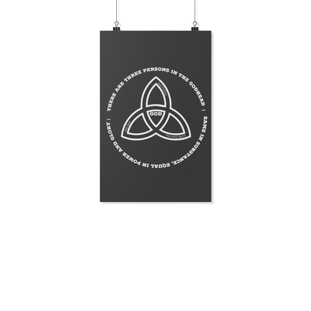 Trinity Round (Wall Poster) - SDG Clothing