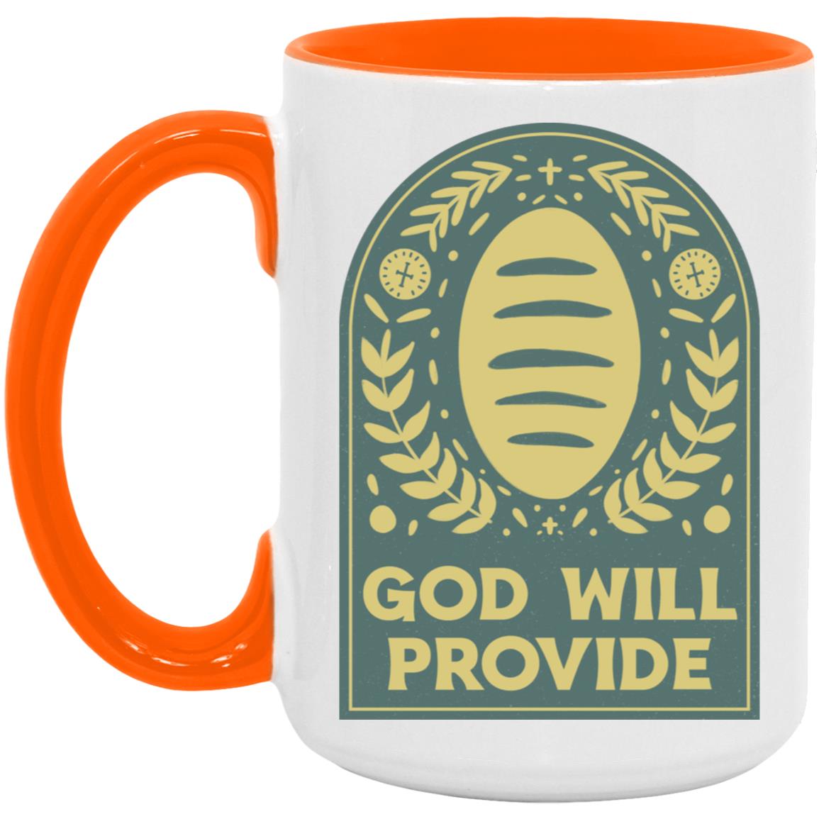 God Will Provide (11/15oz Accent Mug)