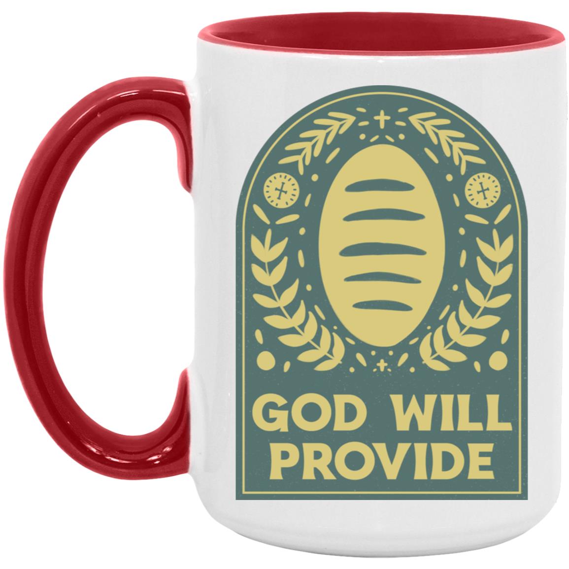 God Will Provide (11/15oz Accent Mug)