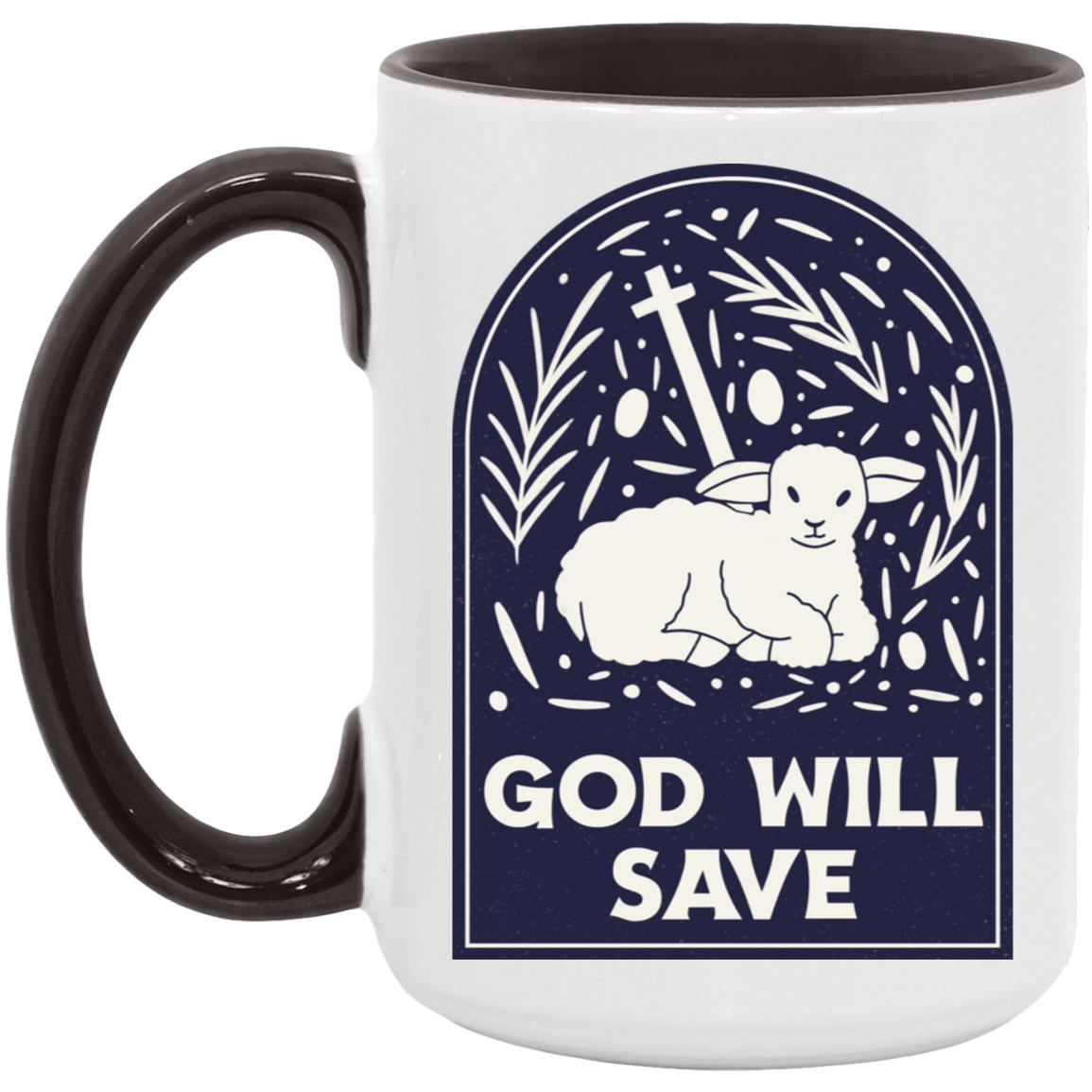 God Will Save (11/15oz Accent Mug)