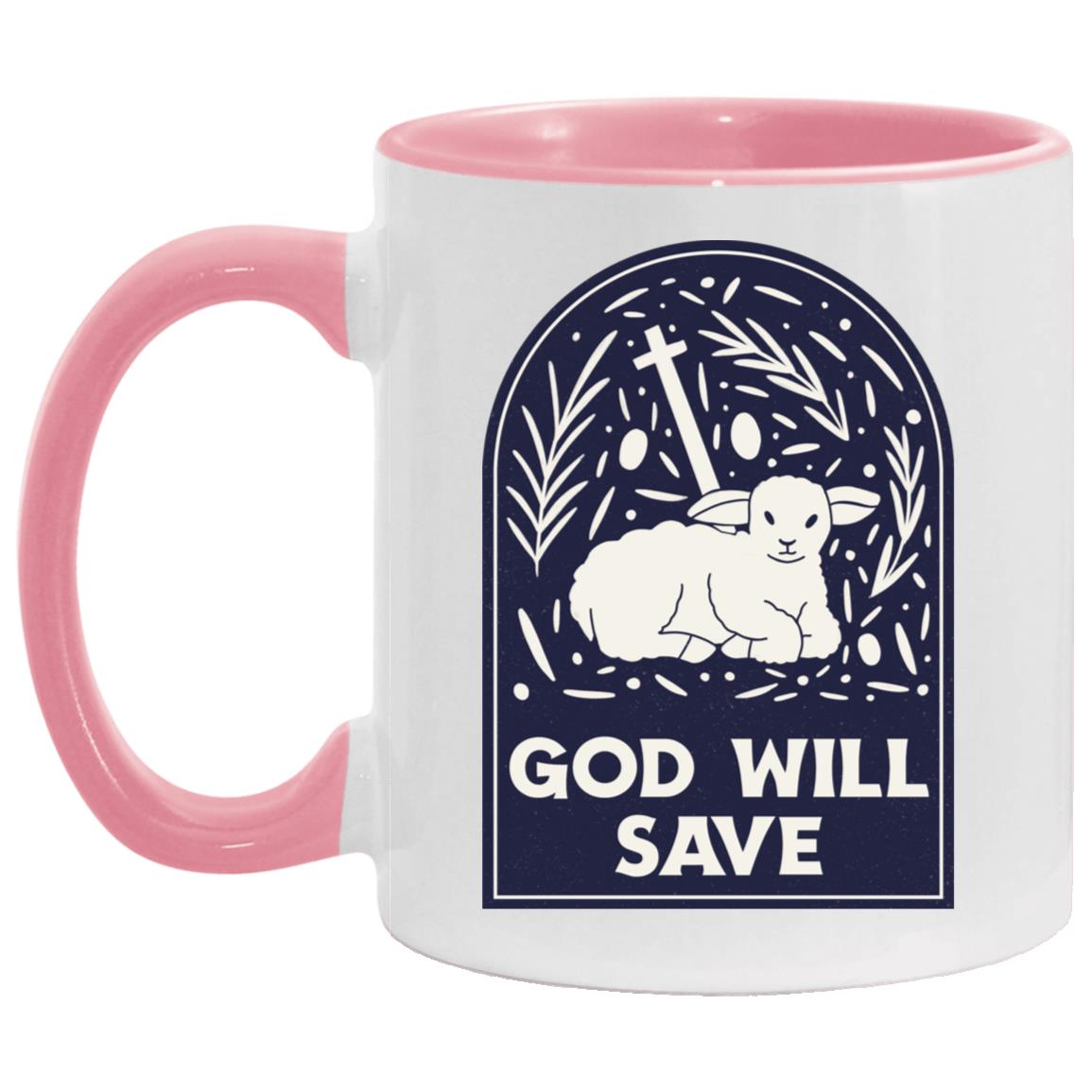 God Will Save (11/15oz Accent Mug)