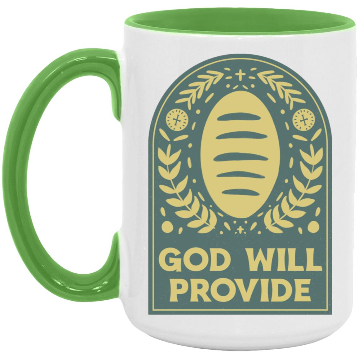 God Will Provide (11/15oz Accent Mug)