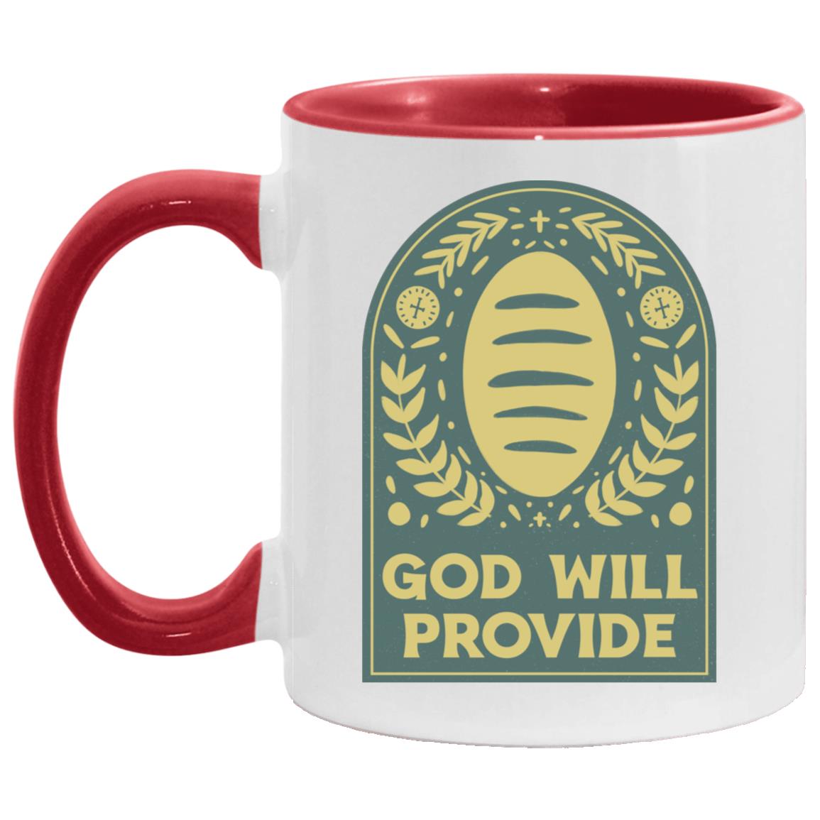 God Will Provide (11/15oz Accent Mug)