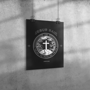 I_Am_the_Way_Truth__Life_Premium_Wall_11x14_Angle_V_Mockup.png