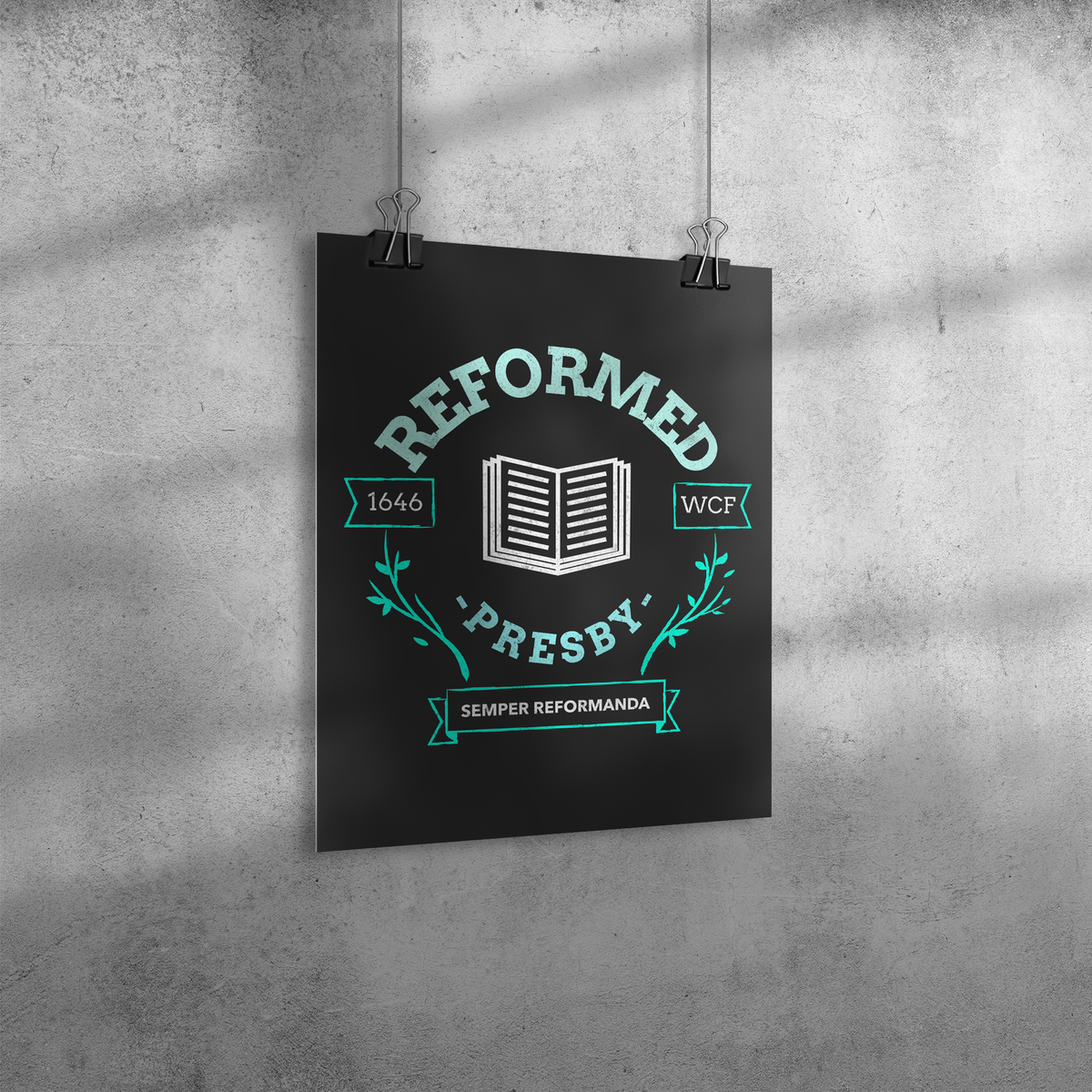 Reformed_Presbyterian_Premium_Wall_Post_11x14_Angle_V_Mockup.png