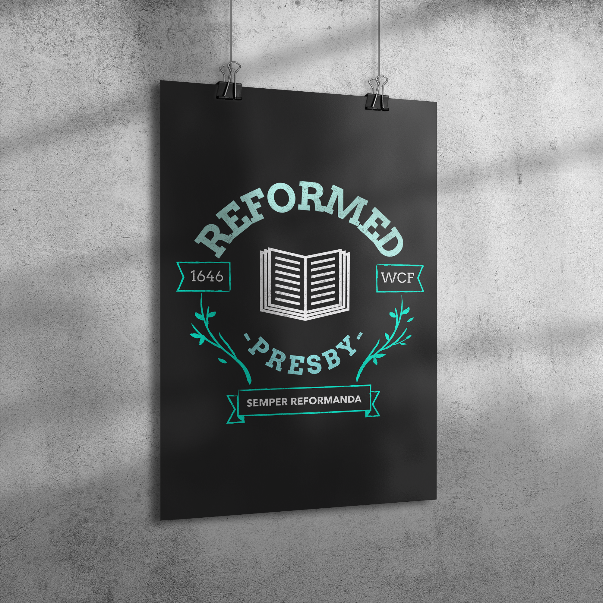 Reformed_Presbyterian_Premium_Wall_Post_12x18_Angle_V_Mockup.png