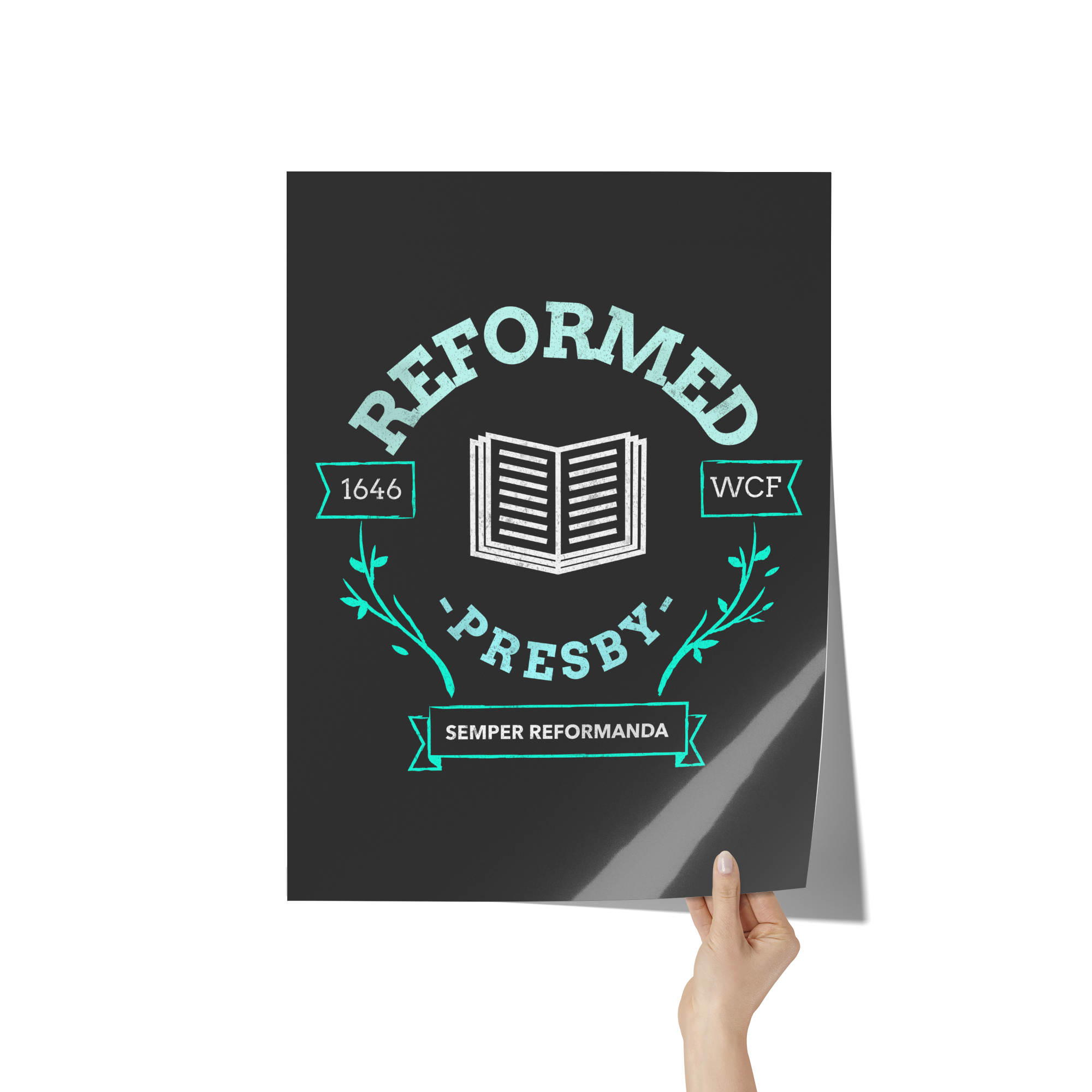 Reformed_Presbyterian_Premium_Wall_Post_18x24_Hand_V_Mockup.png