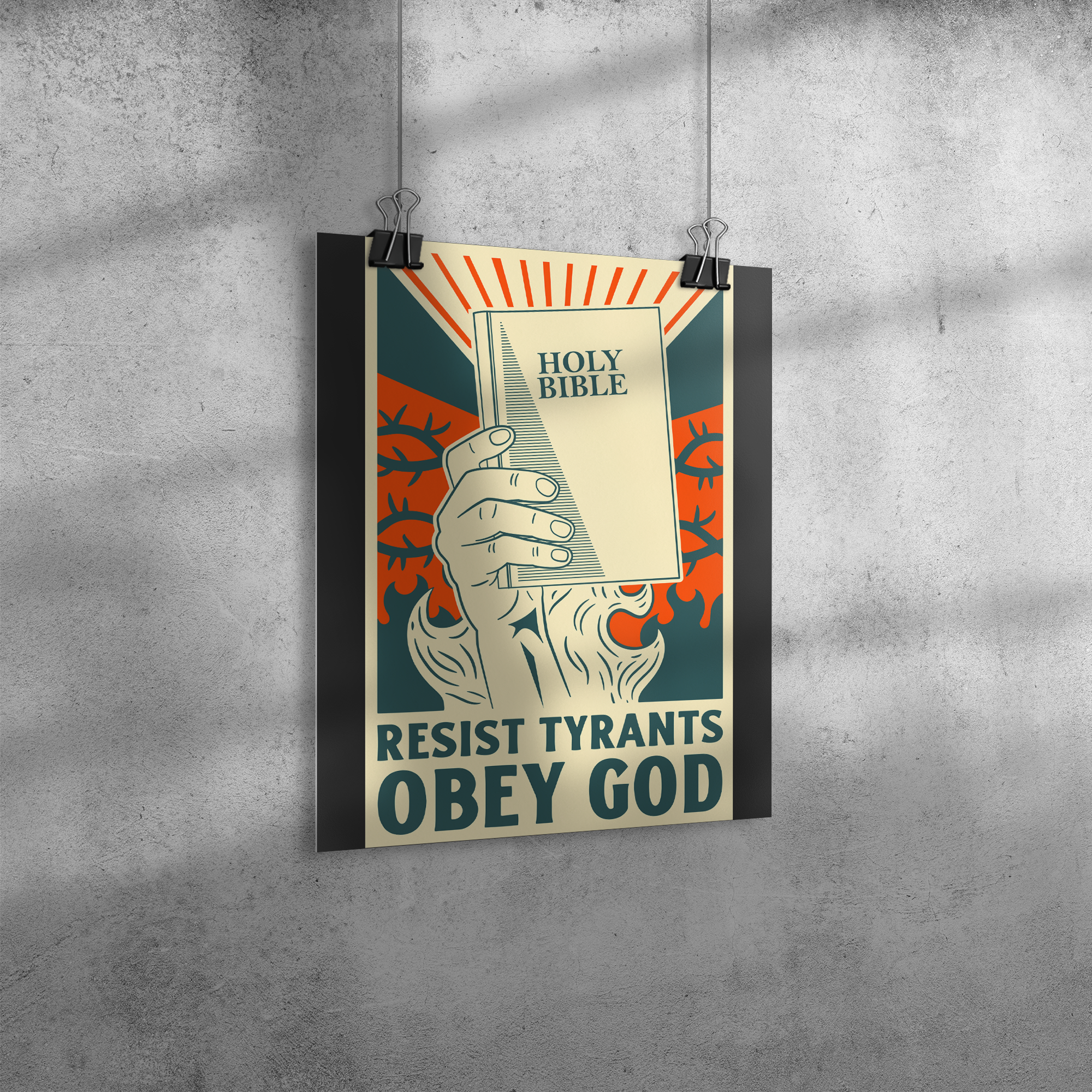 Resist_Tyrants_Bible_Premium_Wall_Poste_11x14_Angle_V_Mockup.png