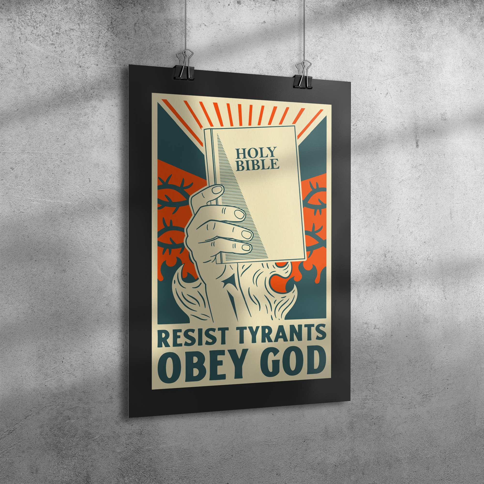 Resist_Tyrants_Bible_Premium_Wall_Poste_12x18_Angle_V_Mockup.png