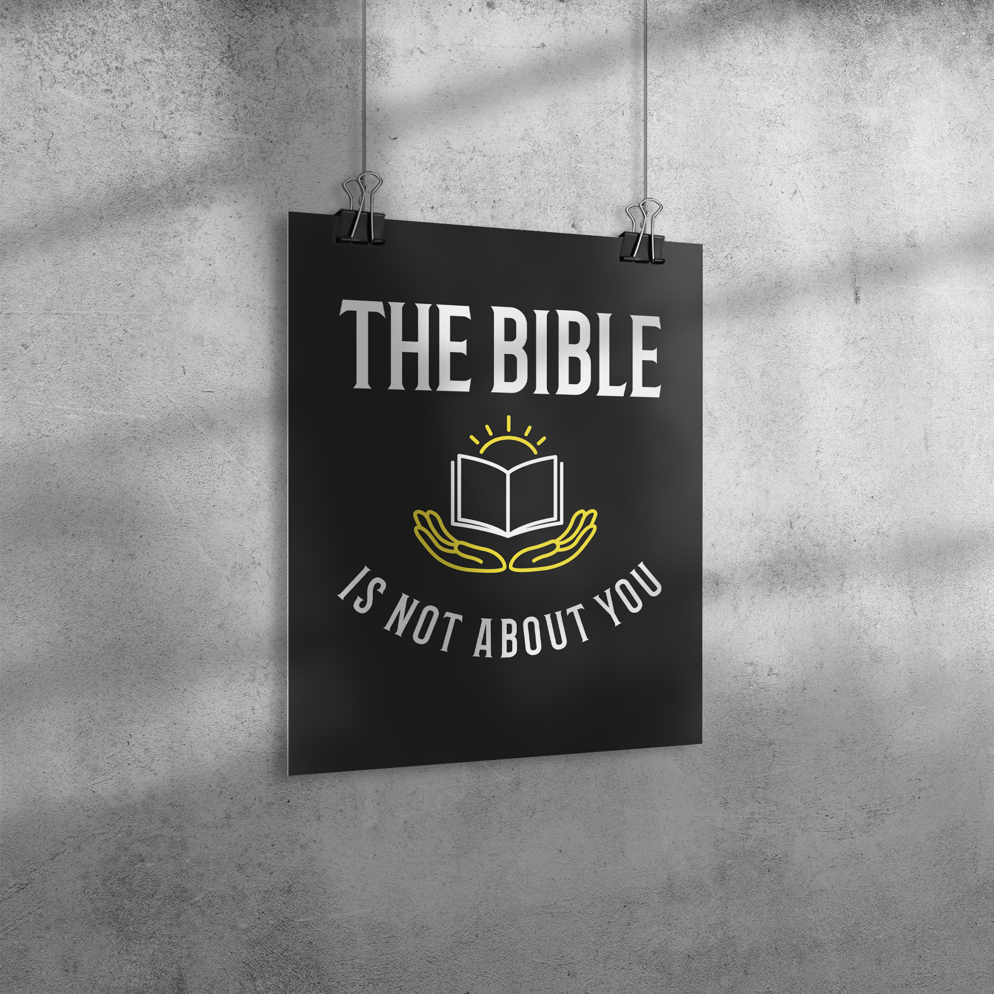 The_Bible_is_Not_About_You_Premium_Wall_11x14_Angle_V_Mockup.png