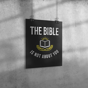 The_Bible_is_Not_About_You_Premium_Wall_11x14_Angle_V_Mockup.png