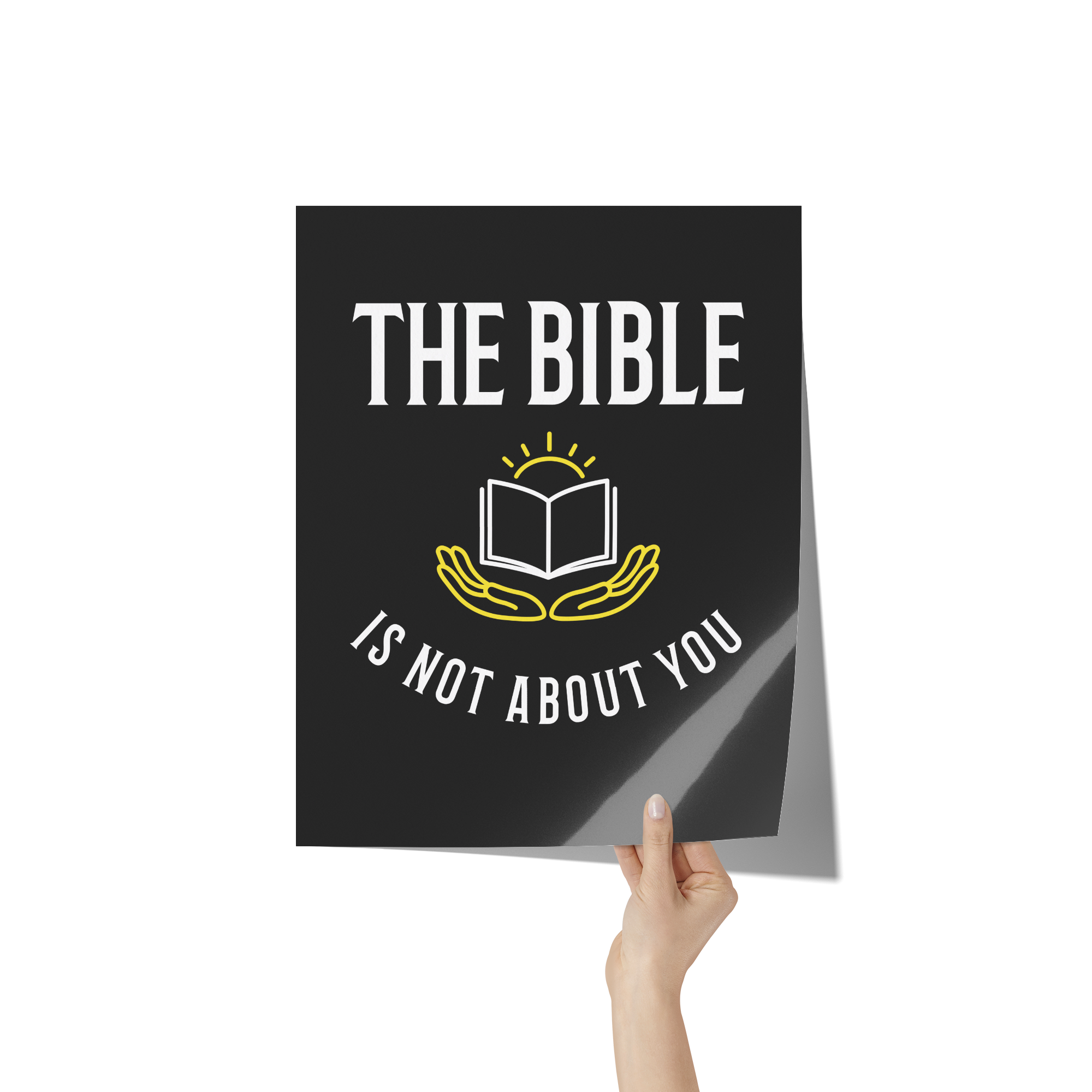 The_Bible_is_Not_About_You_Premium_Wall_11x14_Hand_V_Mockup.png