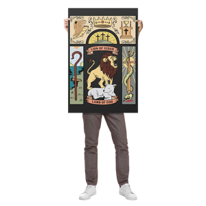 The_Lion_and_the_Lamb_Premium_Wall_Post_24x36_Man_Holding_V_Mockup.png