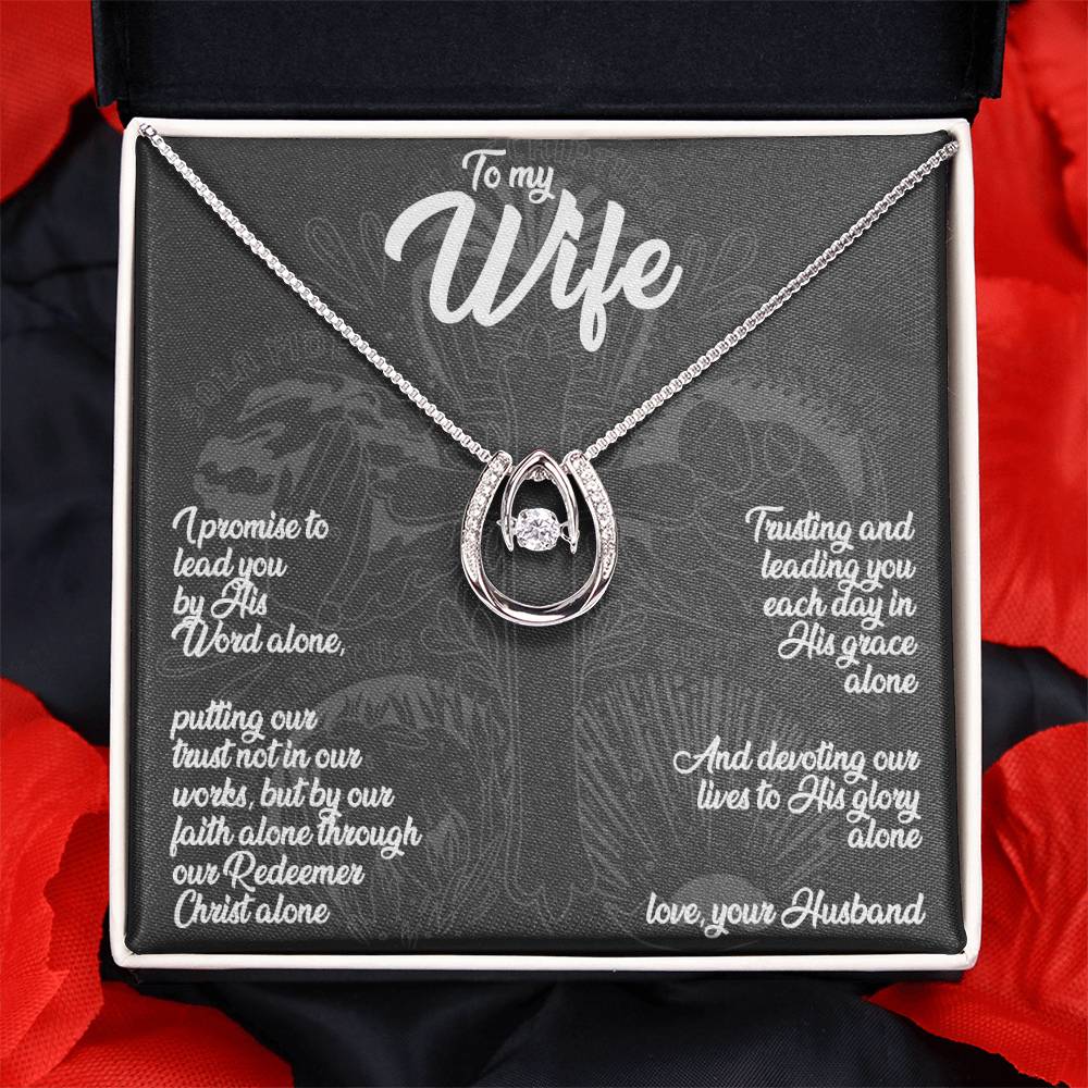 To My Wife - 5 Solas (Premium Destined Necklace)