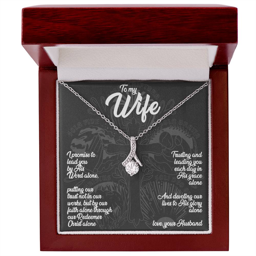 To My Wife - 5 Solas (Premium Knot Necklace)