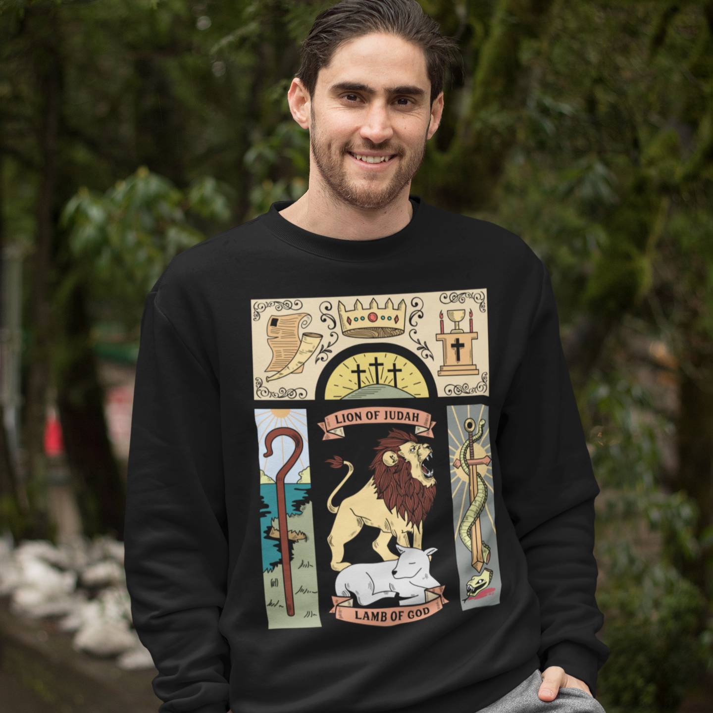 Lion & The Lamb (Unisex Sweatshirt)