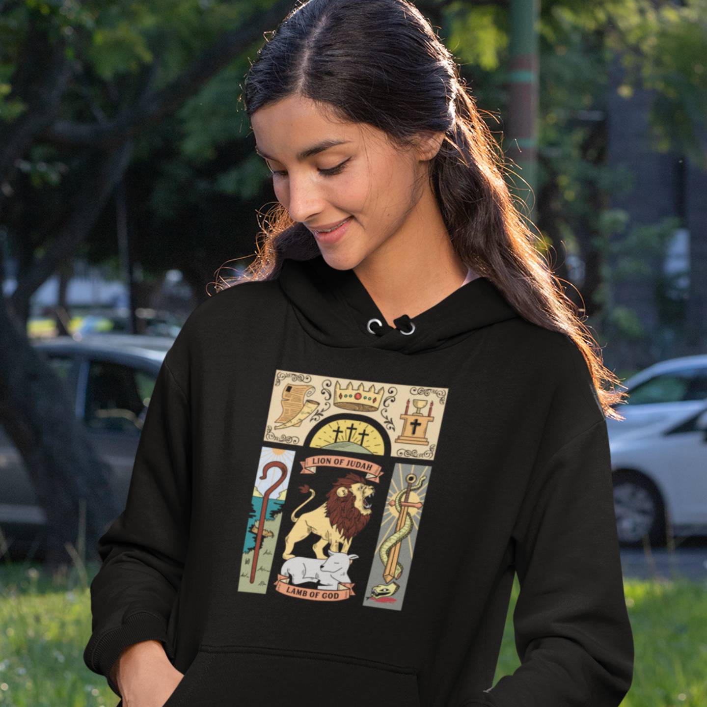 Lion & The Lamb (Unisex Hoodie)