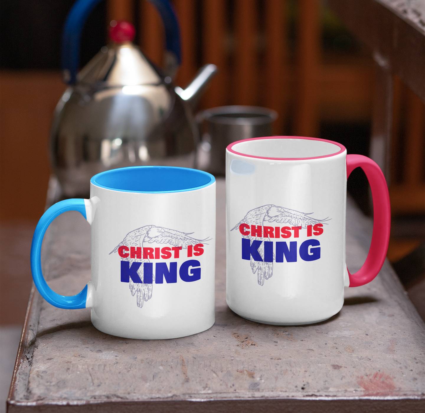 Christ is King (11/15oz Accent Mug)