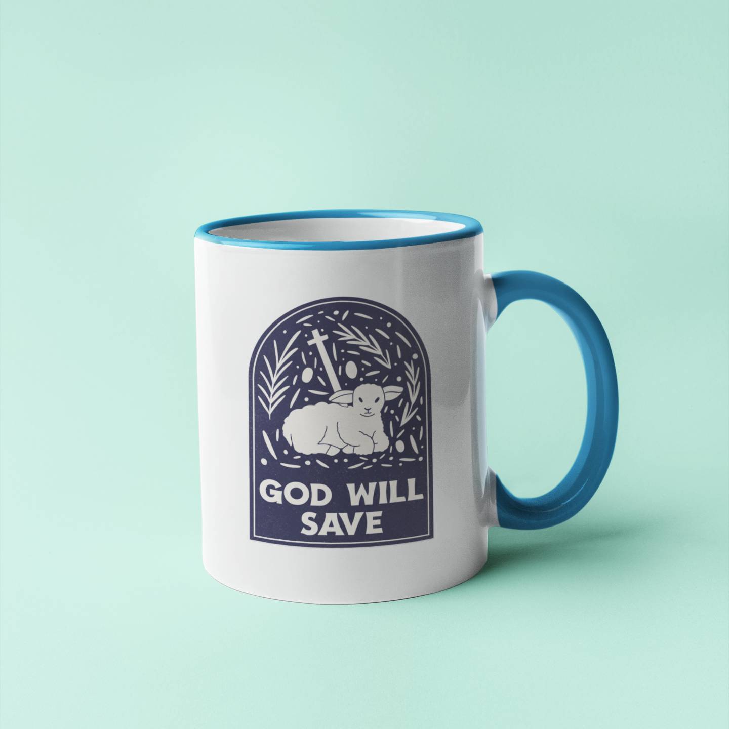 God Will Save (11/15oz Accent Mug)