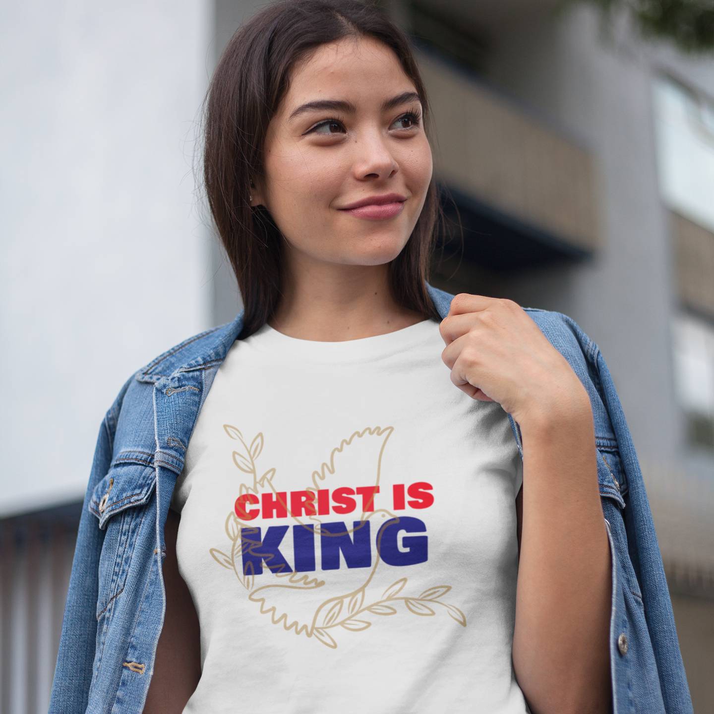 Christ is King (Dove) (Unisex Tee)