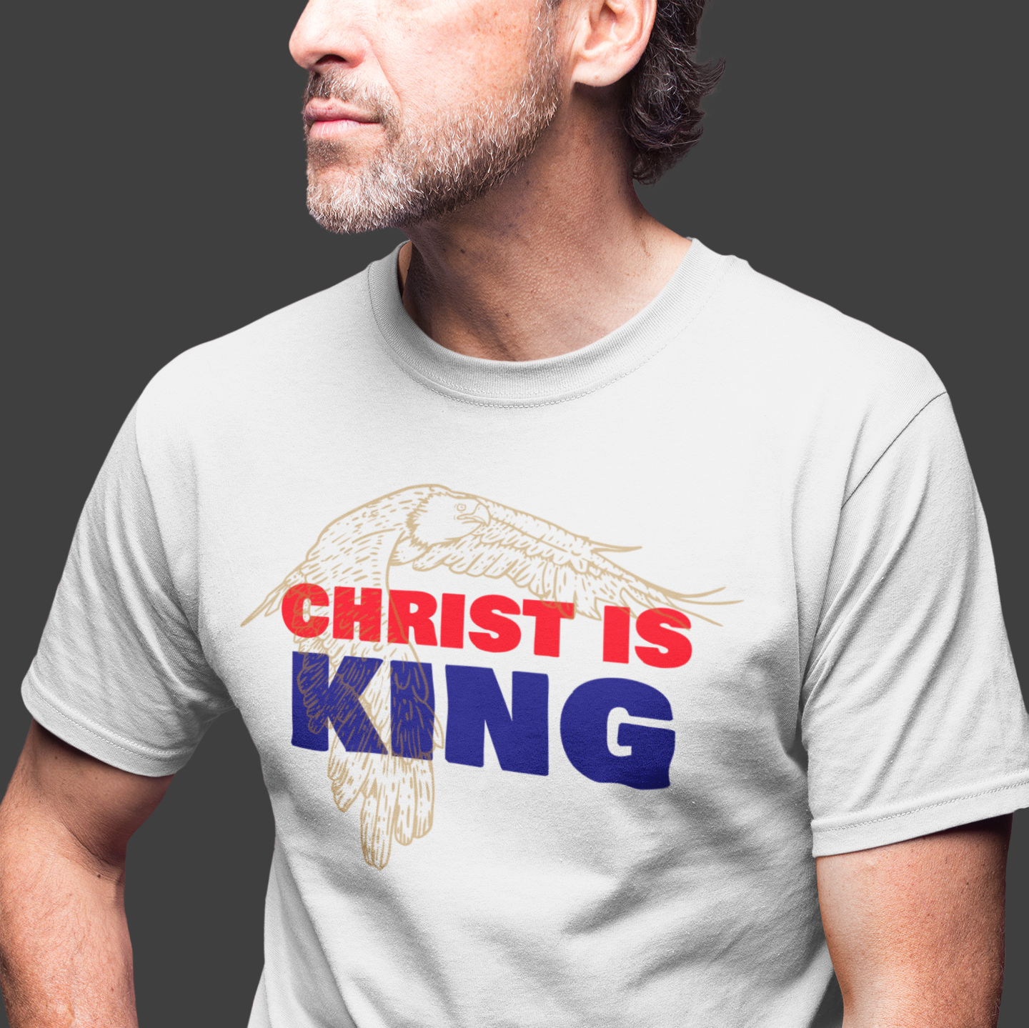 Christ is King (Eagle) (Unisex Tee)