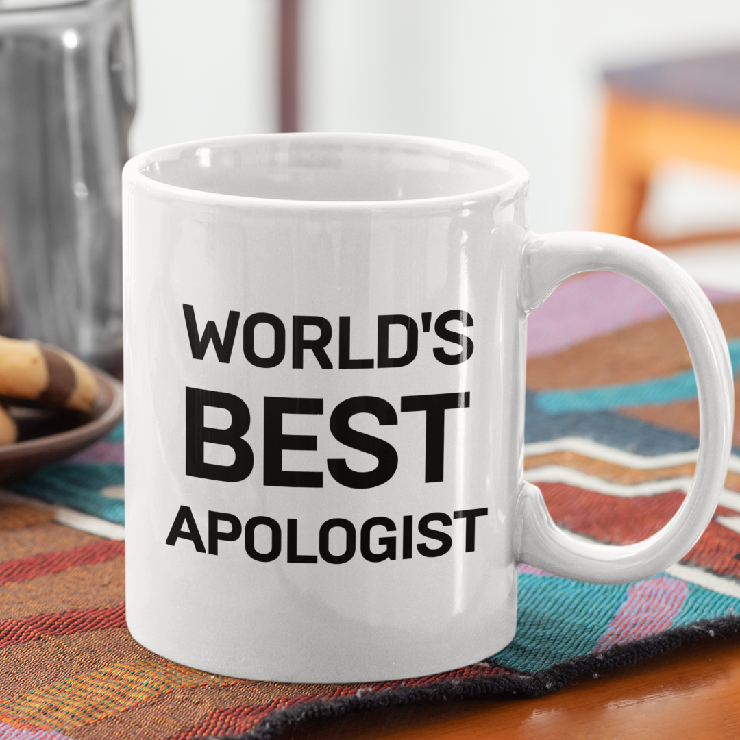 Worlds Best Apologist (11/15oz Black & White Mug)