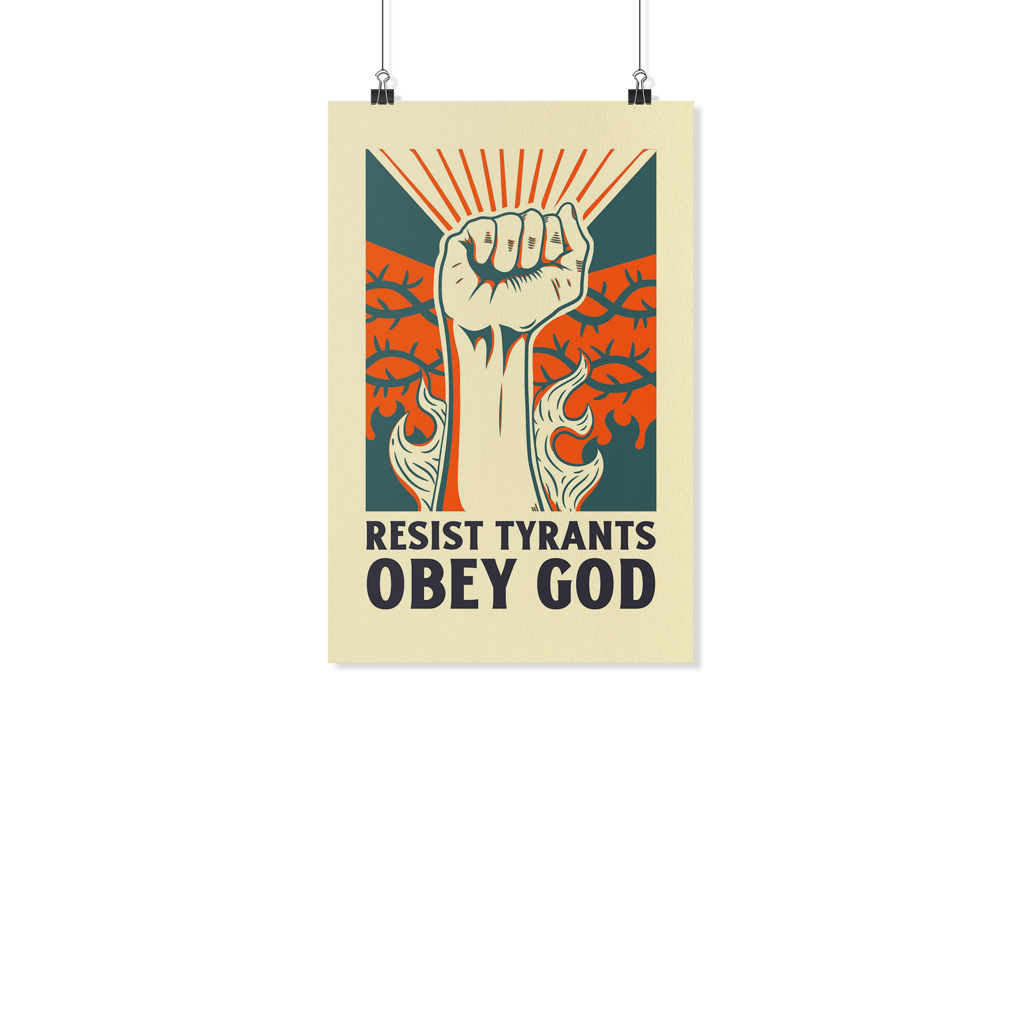 Resist Tyrants, Obey God (Wall Poster)