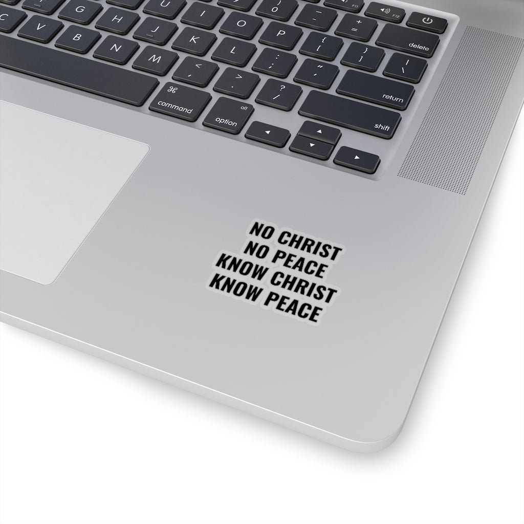 No Christ, No Peace (Sticker)