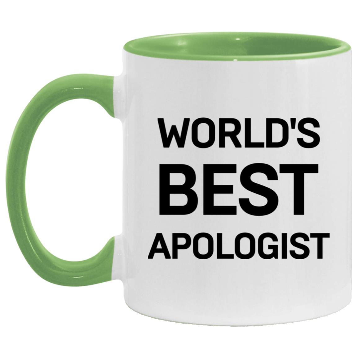 World's Best Apologist (11/15oz Accent Mug)