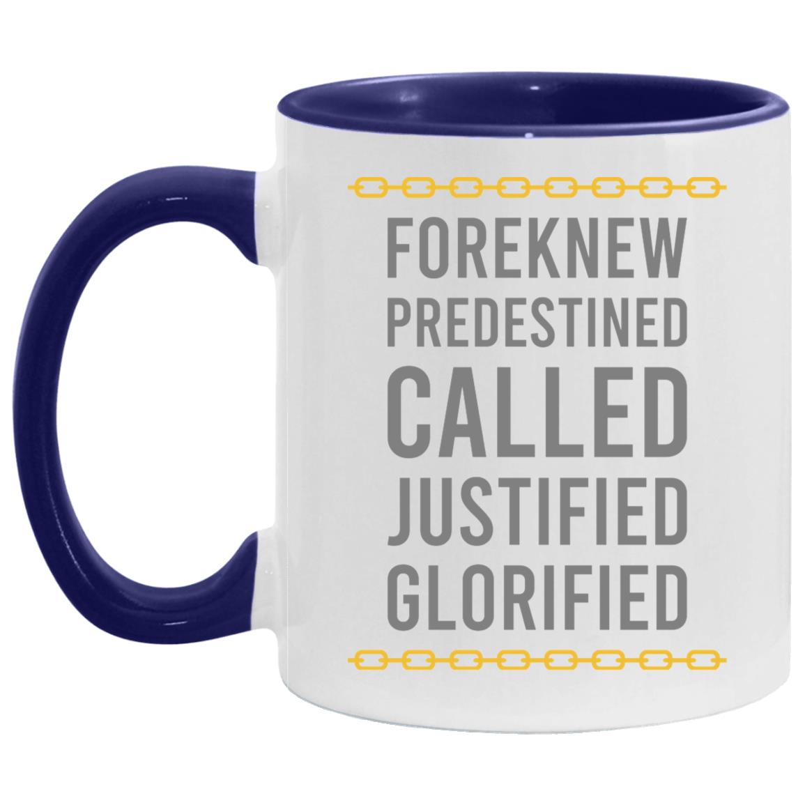 Foreknew Predestined (11/15oz Accent Mug)
