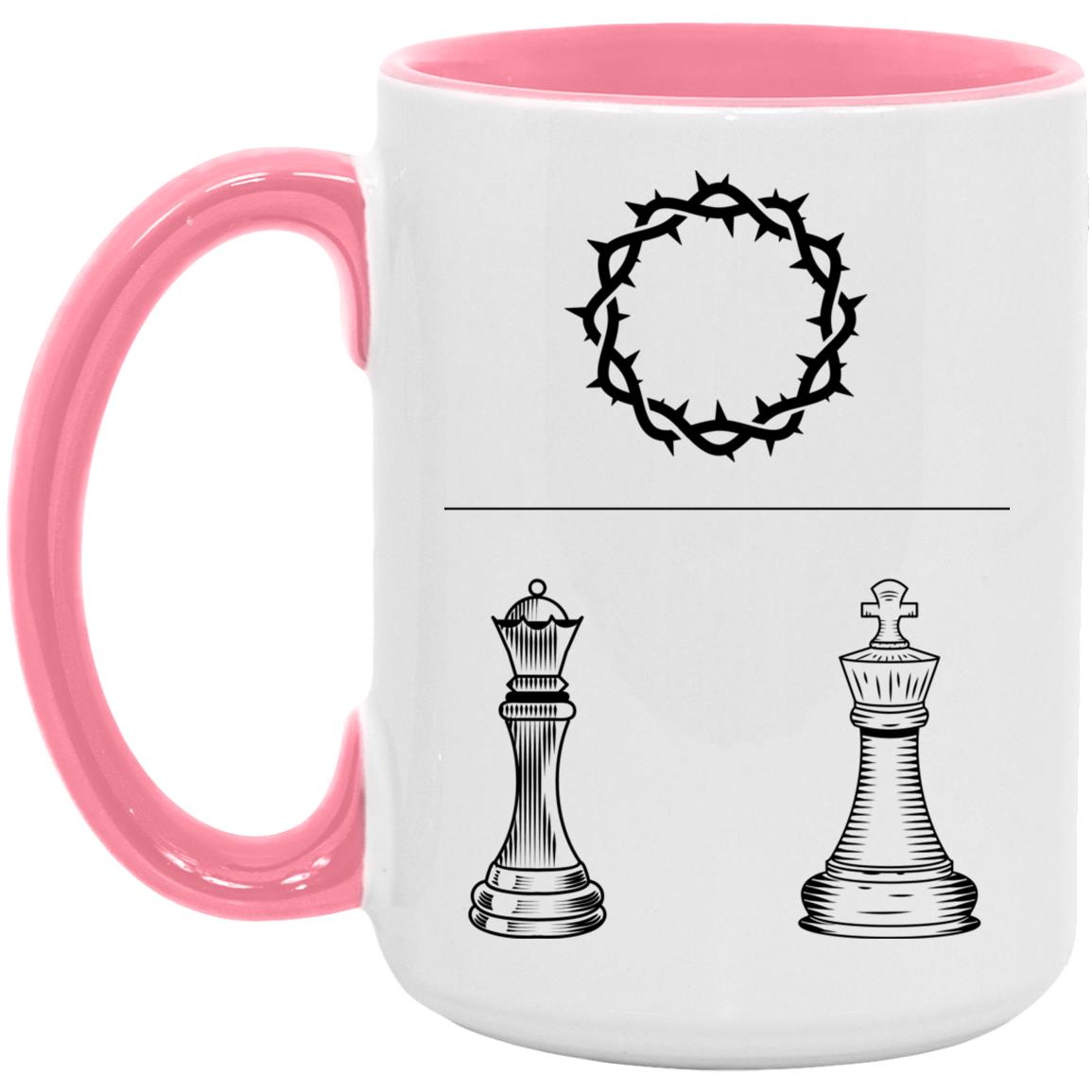 Christ over Kings & Queens (inverted) (11/15oz Accent Mug)