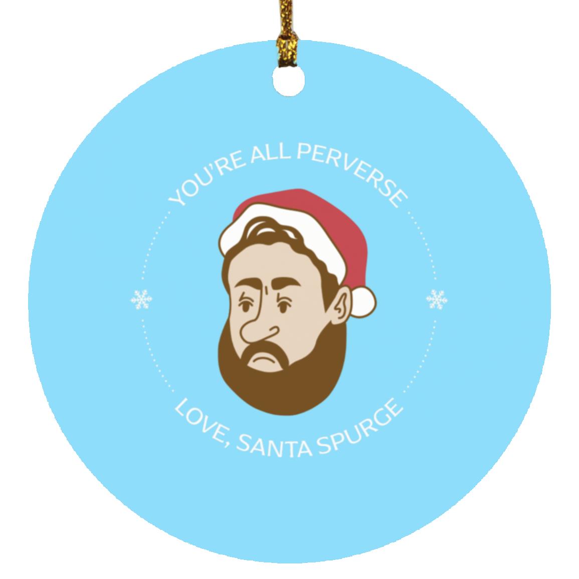 Santa Spurgeon (Christmas Ornament)