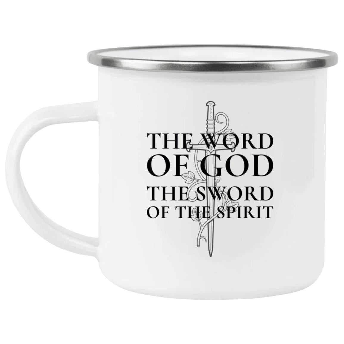 Sword of the Spirit (12oz Enamel Camping Mug)