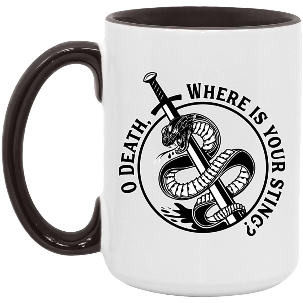 O Death, Where is Your Sting? (11/15oz Accent Mug)