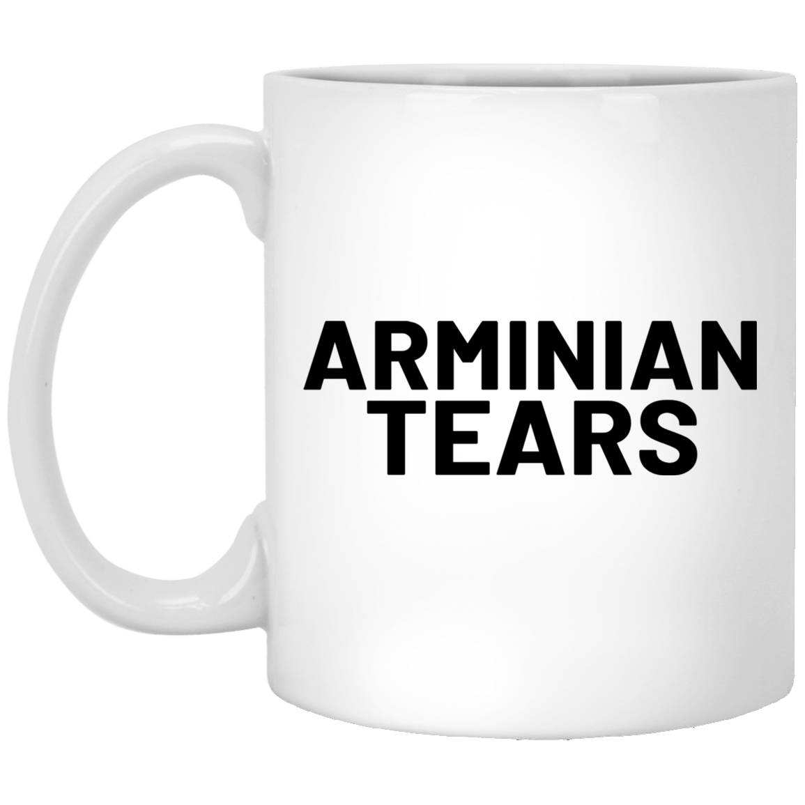 Arminian Tears (11/15oz Black & White Mug)