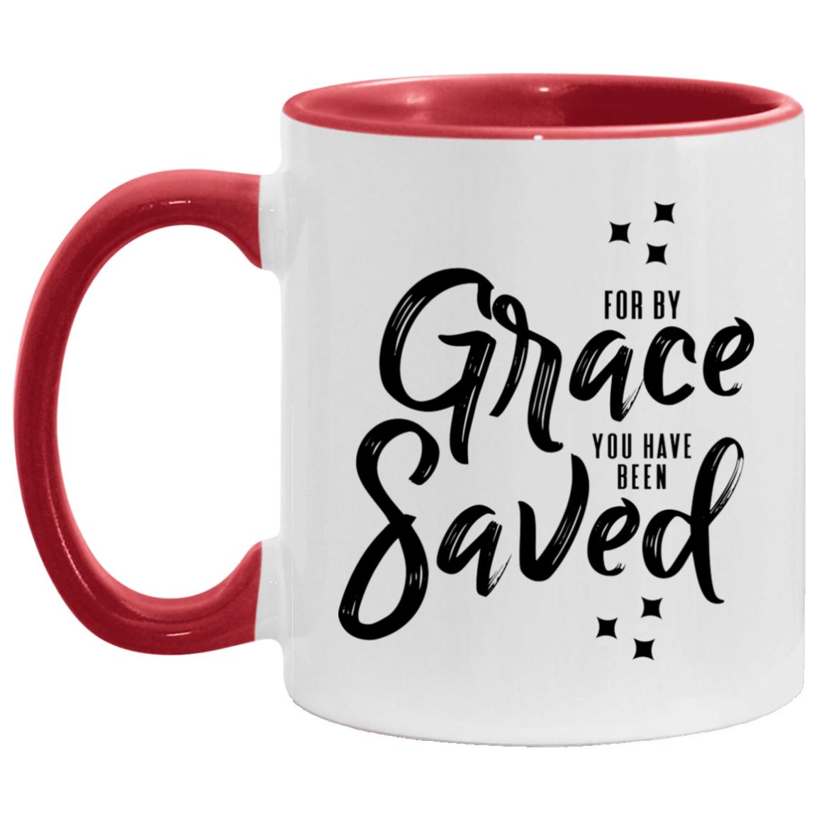 For by Grace (11/15oz Accent Mug)