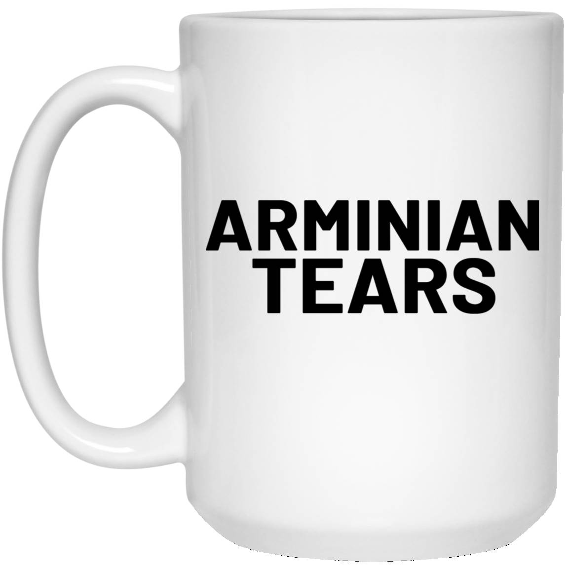Arminian Tears (11/15oz Black & White Mug)