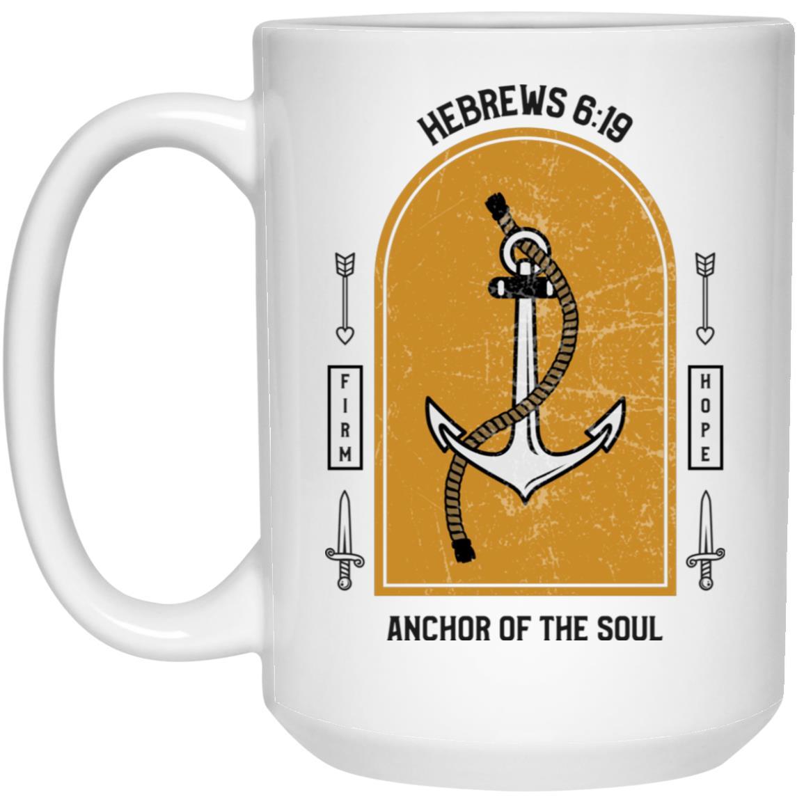 Anchor of the Soul (11/15oz Black & White Mug) - SDG Clothing