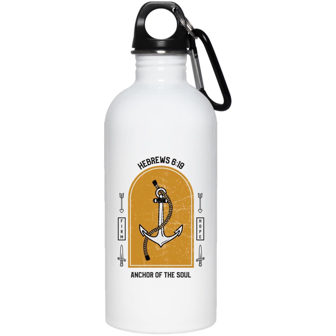 Anchor of the Soul (20oz Stainless Steel Water Bottle) - SDG Clothing