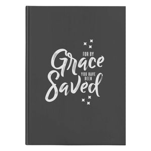 For by Grace (150 Page Hardcover Journal) - SDG Clothing