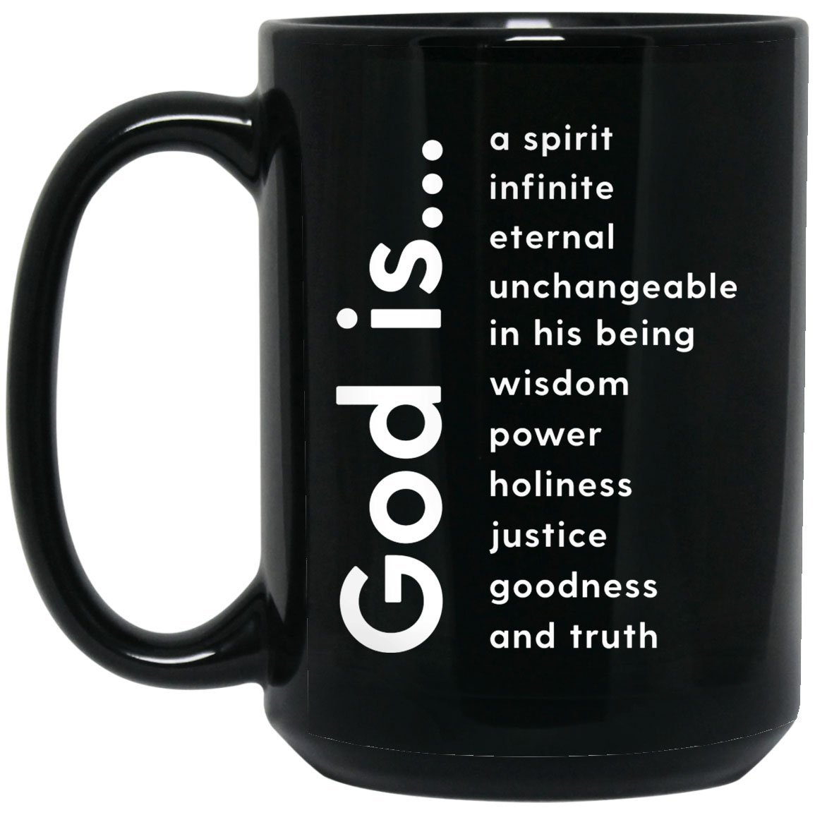 God is... (11/15oz Black & White Mug) - SDG Clothing