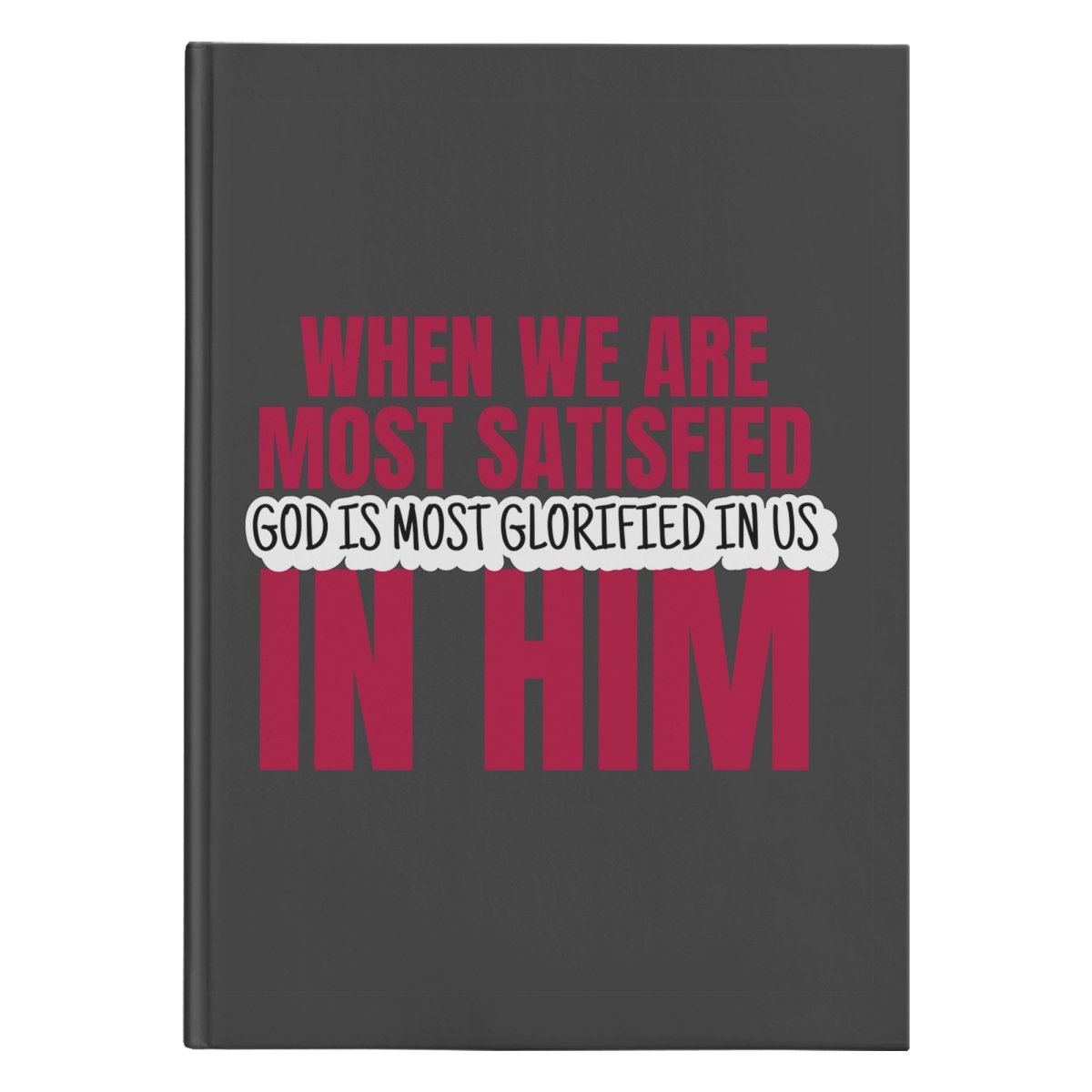 God is Most Glorified (150 Page Hardcover Journal) - SDG Clothing