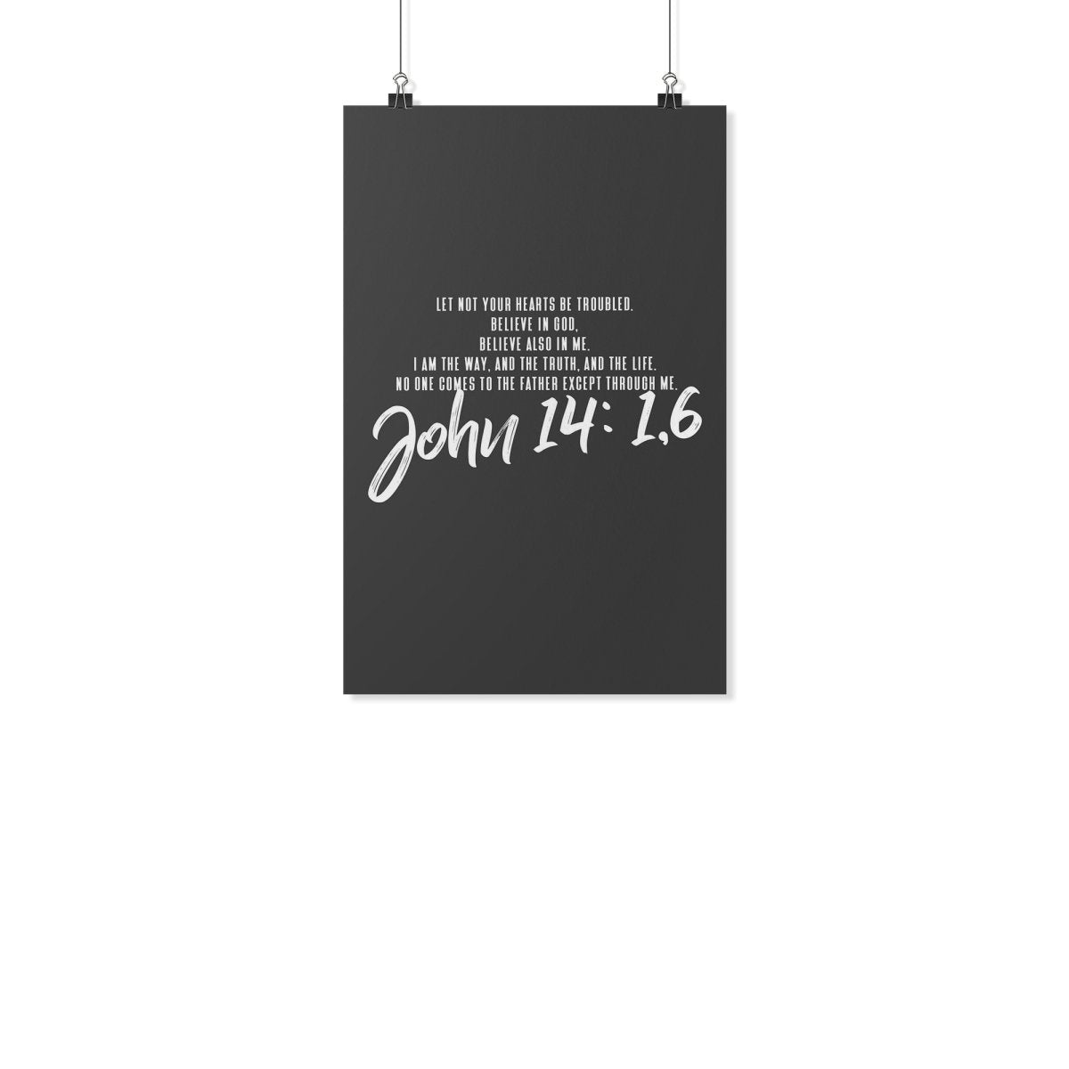I Am the Way, the Truth and the Life (Wall Poster) - SDG Clothing