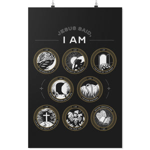 Jesus Said I Am (Wall Poster) - SDG Clothing