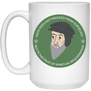 John Calvin (11/15oz Black & White Mug) - SDG Clothing