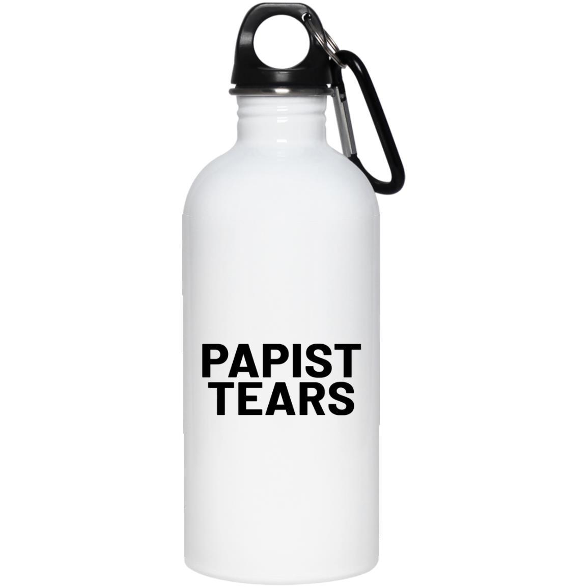 Papist Tears (20oz Steel Water Bottle) - SDG Clothing