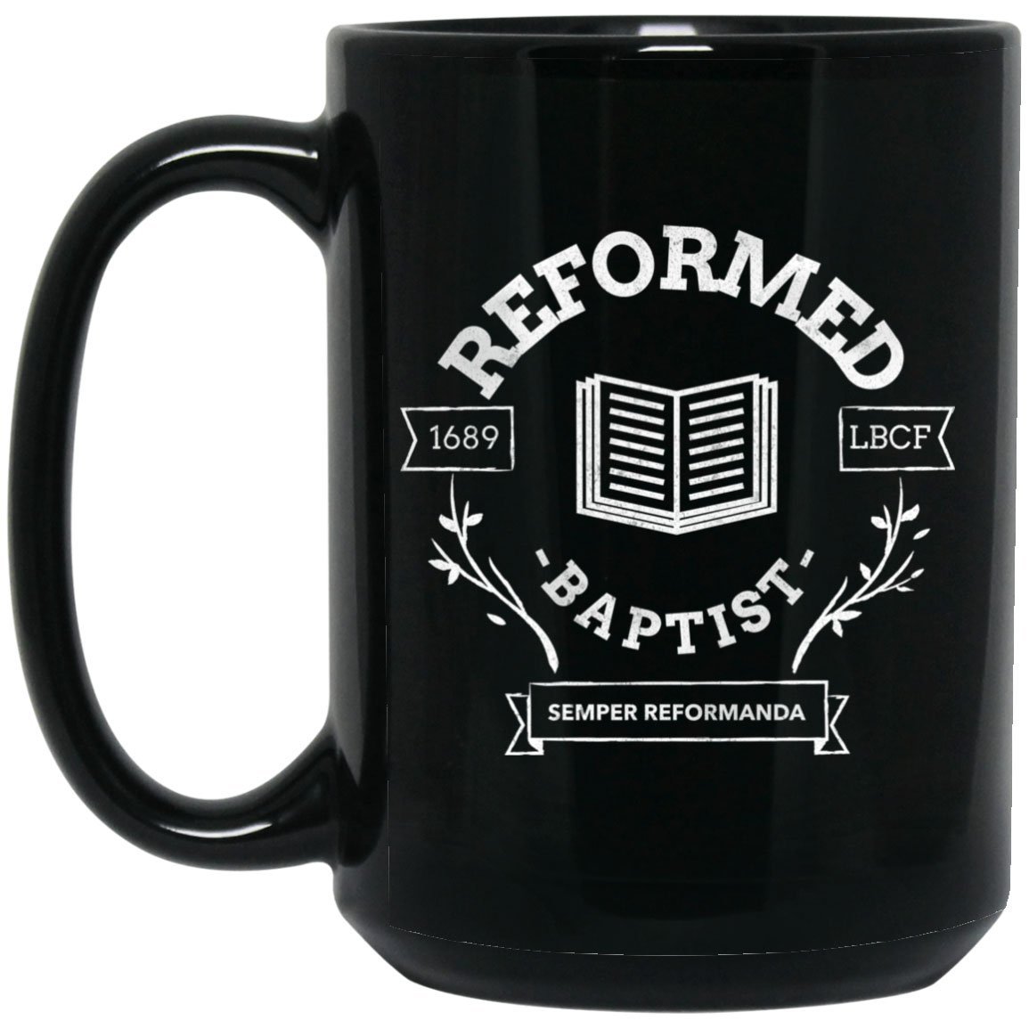 Reformed Baptist (11/15oz Black & White Mug) - SDG Clothing
