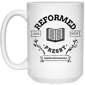 Reformed Presbyterian (11/15oz Black & White Mug) - SDG Clothing
