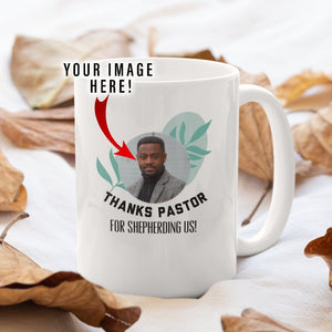 Thanks Pastor! (15oz Personalized White Mug) - SDG Clothing